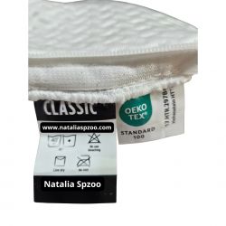 Potah na matraci CLASSIC 90x200 (16–22 cm) se zipem po obvodu, protiskluzový, s madly, praní 40 °C | Natalia Spzoo
