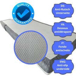 Potah na matraci CLASSIC 90x200 (16–22 cm) se zipem po obvodu, protiskluzový, s madly, praní 40 °C | Natalia Spzoo