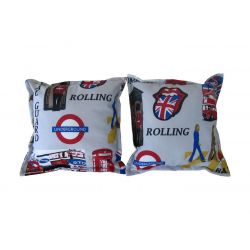 Pokrowiec poduszki dekoracyjnej  50x50 cm - LONDON