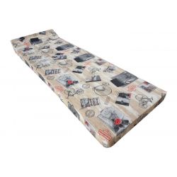 Fotel materac składany 200x70x10 cm - PRESS