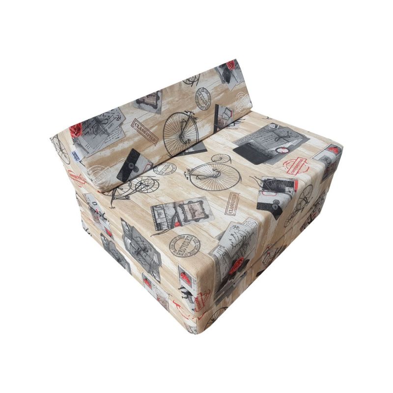 Fotel materac składany 200x70x10 cm - PRESS