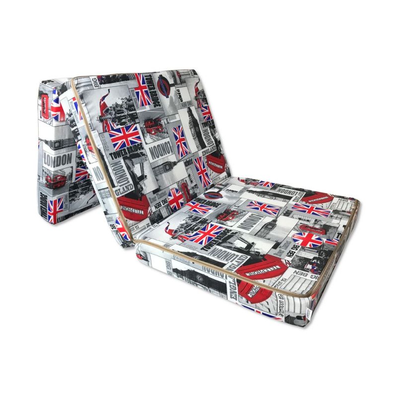 Materac składany 198x80x10 cm - LONDON