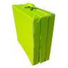 Materac składany skajowy 195x65x8 cm  zielony