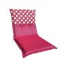 Dwustronny materac poduszka na fotel krzesło ogrodowe z niskim oparciem 2863402