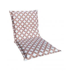 Dwustronny materac poduszka na fotel krzesło ogrodowe z niskim oparciem 2863602