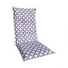 Dwustronny materac poduszka na krzesło fotel ogrodowy z wysokim oparciem 2864101