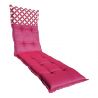 Dwustronny materac poduszka na leżak ogrodowy 2863404