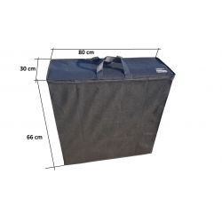 Torba ochronna na materac 198x80x10 cm - czarna