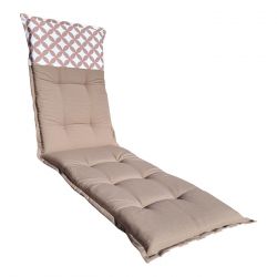 Dwustronny materac 190 x 55 cm na leżankę łóżko ogrodowe 2863605