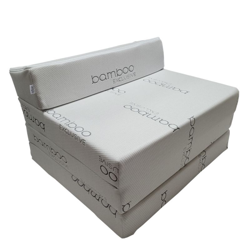 Skládací matrace - Pěnové křeslo 200x70x10 cm pro klidný spánek - BTR