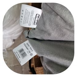 Sada polštářů na zahradní palety, potah na zip - 1008 Šedý