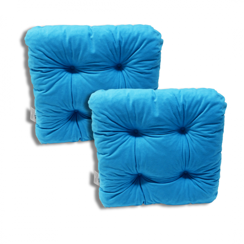 Sada 2 prošívané polštáře na židle - 1331