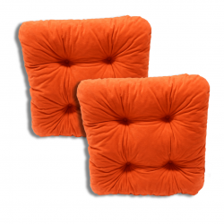 Sada 2 prošívané polštáře na židle - 1333