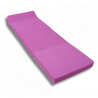 Natalia Spzoo - Skládací matrace - Pěnové křeslo 200 x 70 x 10 cm pro klidný spánek  - 1227 Růžový