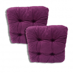 Prošívané polštáře na židle 38 x 38 x 8 cm - 1224