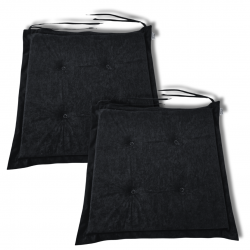 Polštáře na židle 40x40x3 cm 0001 - sada 6 kusů