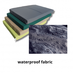 Polštář, matrace na zahradní sezení z palet se zipem ANTRACIT