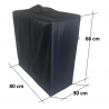 Vodotěsná ochranná taška vak na skládací matrac M1080/FDZ - Černá - 198 x 80 x 10 cm