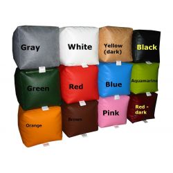 Pokrowiec Pufy LITTLE POINT - Ciemno żółty