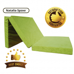 Skládací matrace 195 x 65 x 8 cm - Seledyn 1229