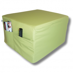 Skládací matrace Lux cube 195 x 75 x 15 cm + taška - Seledyn