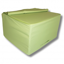 Skládací matrace Lux cube 195 x 75 x 15 cm + taška - Seledyn