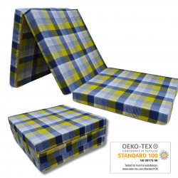 Potah na Skládací Matraci 195x65x10 cm - 002