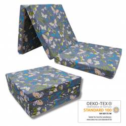 Skládací matrace 195 x 65 x 8 cm - B001