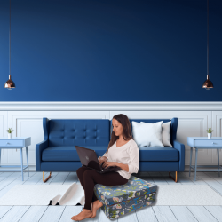 Skládací matrace 195 x 65 x 8 cm - B001