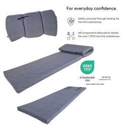 Rolovací Matrace 200 x 60 x 6 cm, skládací, nastavitelná délka, 1008