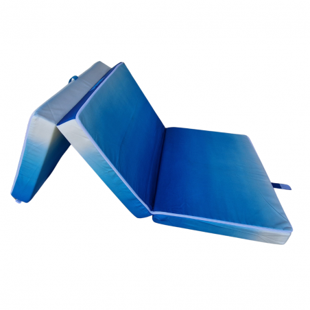 OUTLET Skládací matrace 190x80x10cm - Modrý