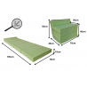 Natalia Spzoo - Skládací matrace - Pěnové křeslo 195 x 70 x 10 cm - 1229