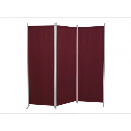 Třídílná zástěna - kaštanová